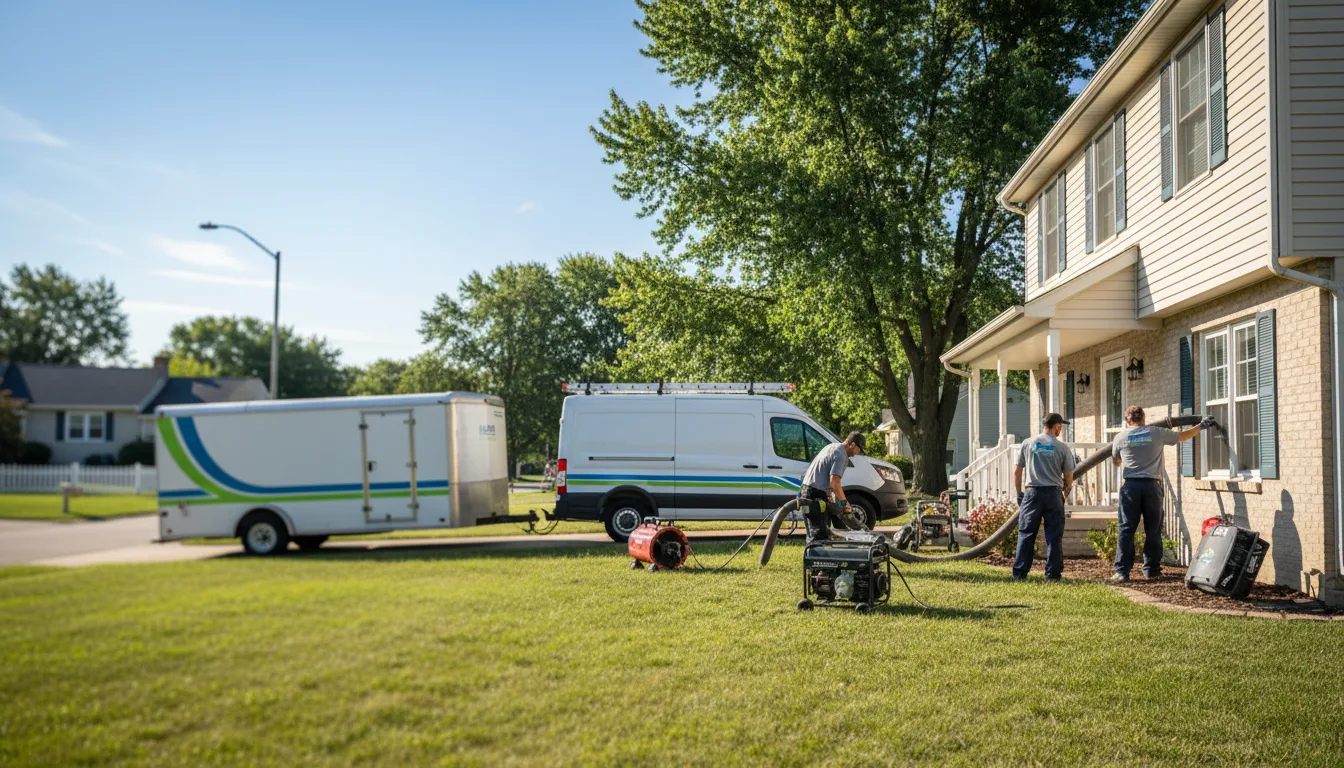 Flooded Basement Restoration And Cleanup With Repair in Viola, KS near me